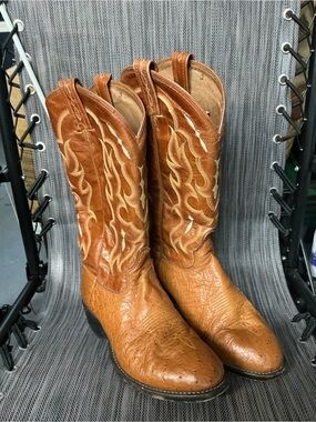 Tony Lama Cowboy Boots Men's Size 9 EE vintage